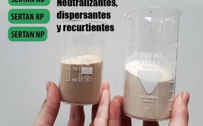 SERTAN ND, SERTAN RP y SERTAN NP, neutralizantes, dispersantes y recurtientes