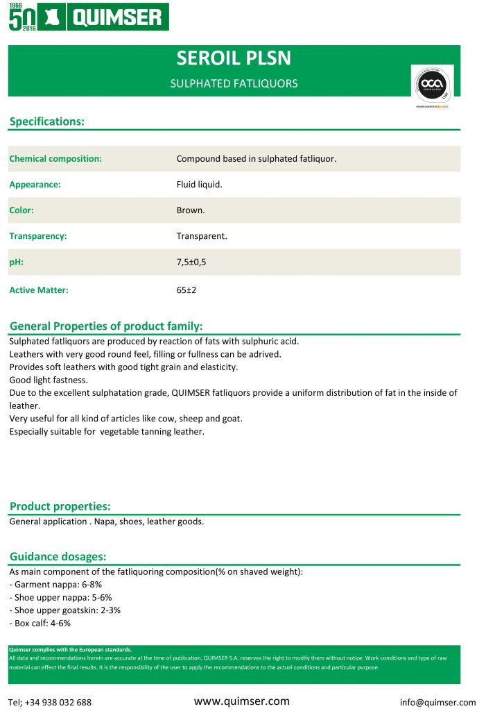 SEROIL-PLSN-TDS-V001-EN