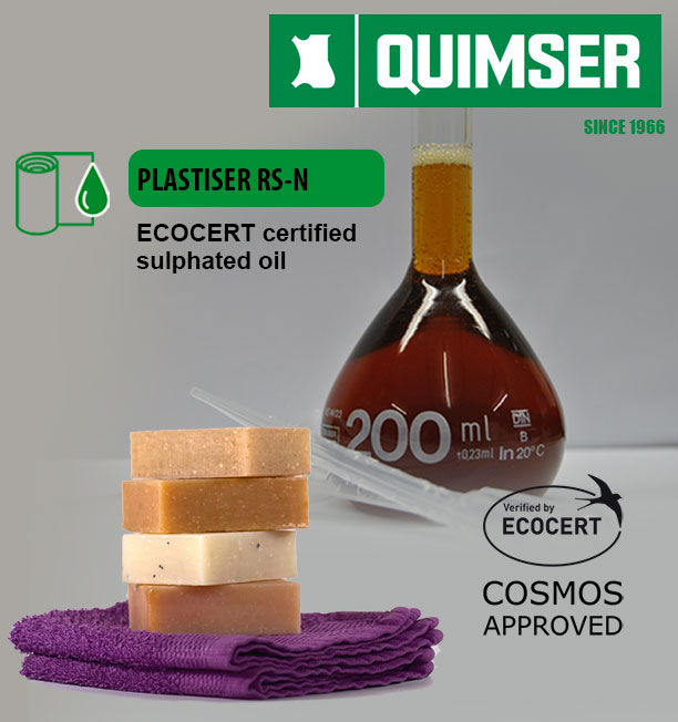 PLASTISER RS-N, Ecocert certified sulphated oil