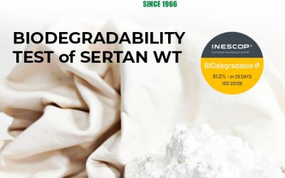 Test de biodegradabilidad de SERTAN WT realizado por INESCOP